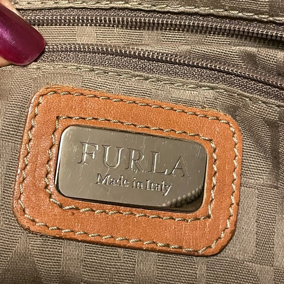 Adorable Furla Italy Medium Monogram Hand Bag - Picture 5 of 6